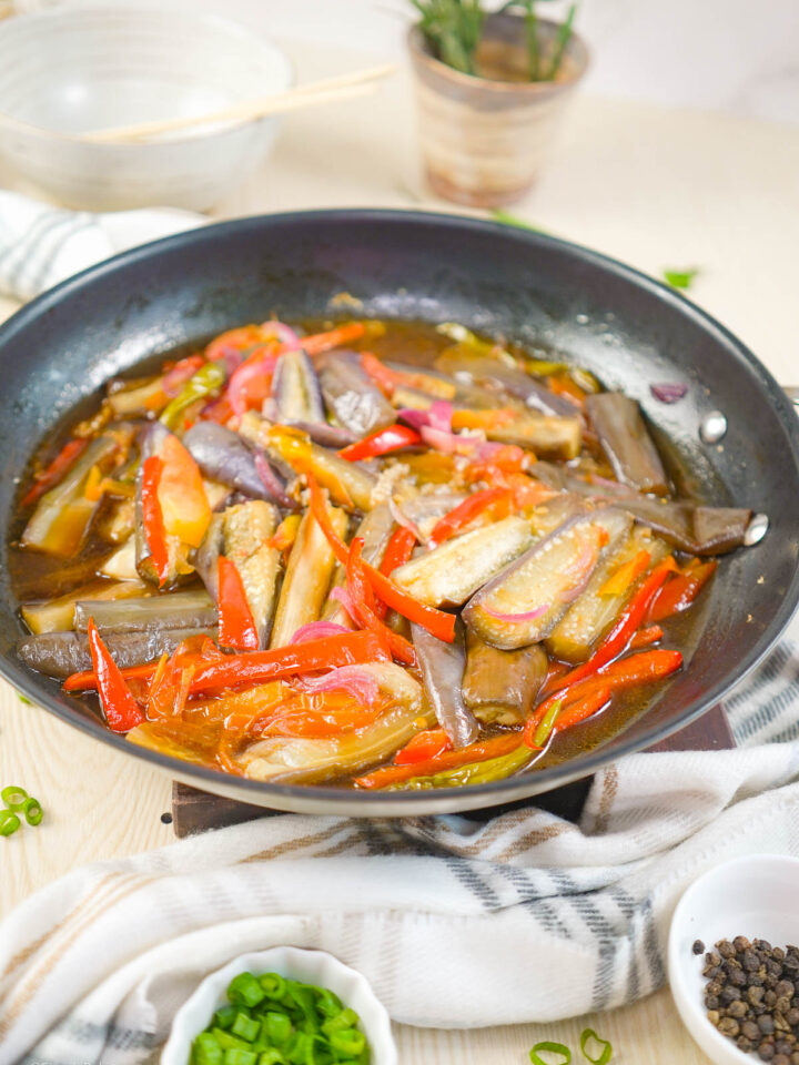 Talong Paksiw hot and ready to serve